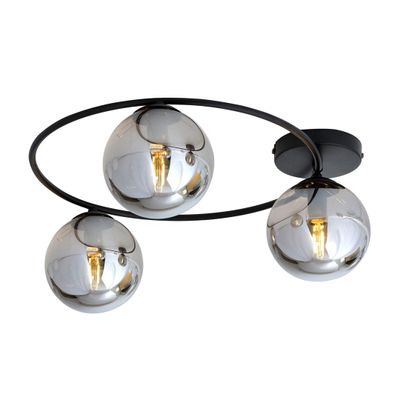 Emibig Lighting Taklampa SOPRA 3 BL GRAFIT