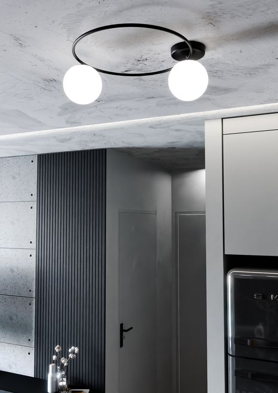 Emibig Lighting Taklampa SOPRA 2 OPAL