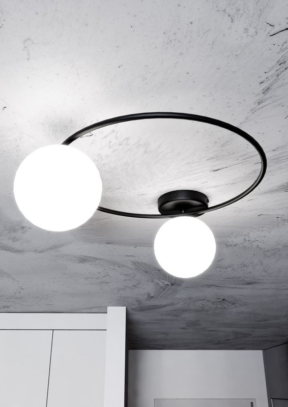 Emibig Lighting Taklampa SOPRA 2 OPAL