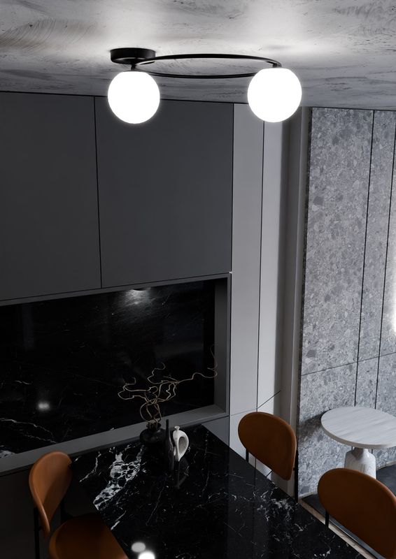 Emibig Lighting Taklampa SOPRA 2 OPAL