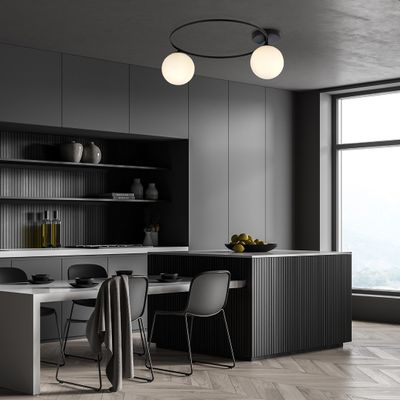 Emibig Lighting Taklampa SOPRA 2 OPAL