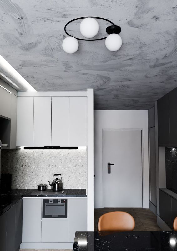 Emibig Lighting Taklampa SOPRA 3 BL OPAL