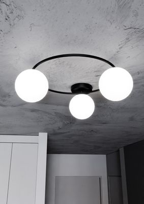 Emibig Lighting Taklampa SOPRA 3 BL OPAL