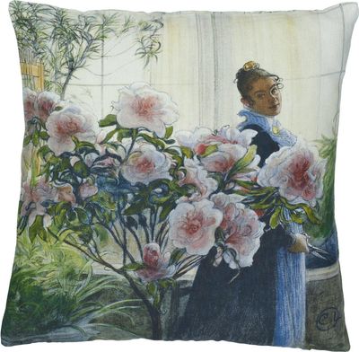 Svanefors Azalea Kuddfodral Lin 45x45 cm