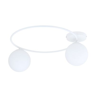 Emibig Lighting Taklampa SOPRA 2 VIT OPAL
