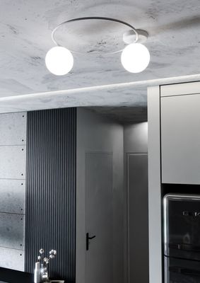 Emibig Lighting Taklampa SOPRA 2 VIT OPAL