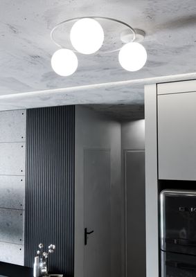 Emibig Lighting Taklampa SOPRA 3 WH OPAL