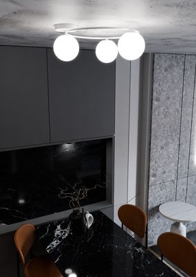 Emibig Lighting Taklampa SOPRA 3 WH OPAL