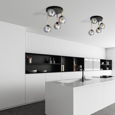 Emibig Lighting Taklampa DOLCE 4 BL GRAFIT