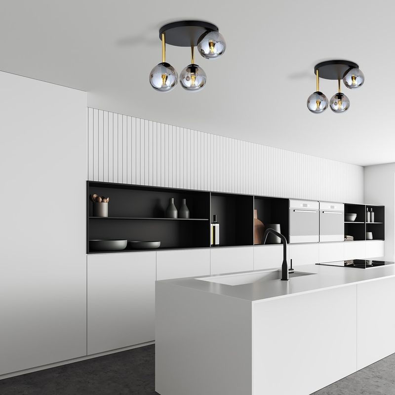 Emibig Lighting Taklampa DOLCE 3 BL GRAFIT