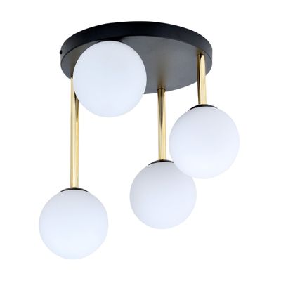 Emibig Lighting Taklampa DOLCE 4 BL OPAL