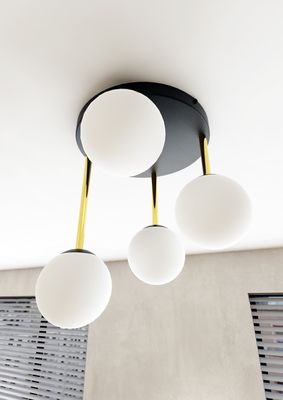 Emibig Lighting Taklampa DOLCE 4 BL OPAL