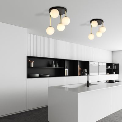 Emibig Lighting Taklampa DOLCE 4 BL OPAL