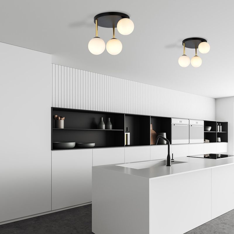 Emibig Lighting Taklampa DOLCE 3 BL OPAL