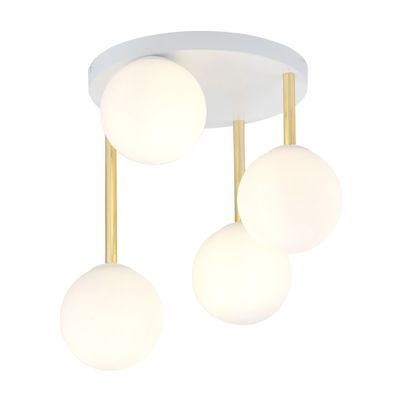 Emibig Lighting Taklampa DOLCE 4 WH OPAL