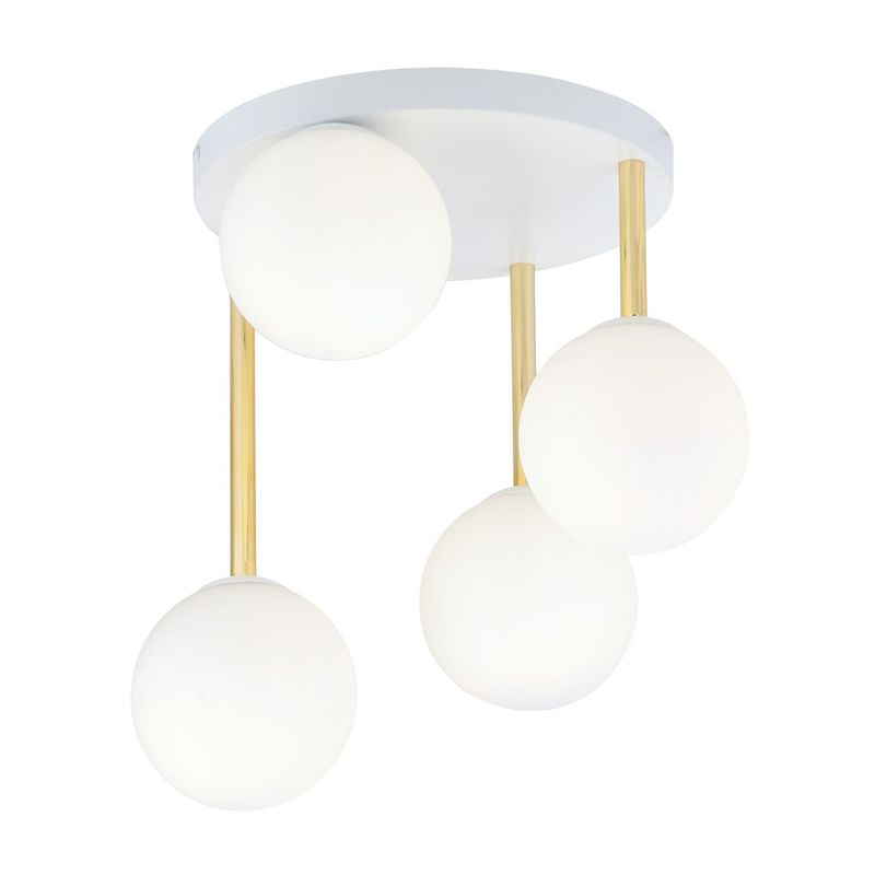 Emibig Lighting Taklampa DOLCE 4 WH OPAL