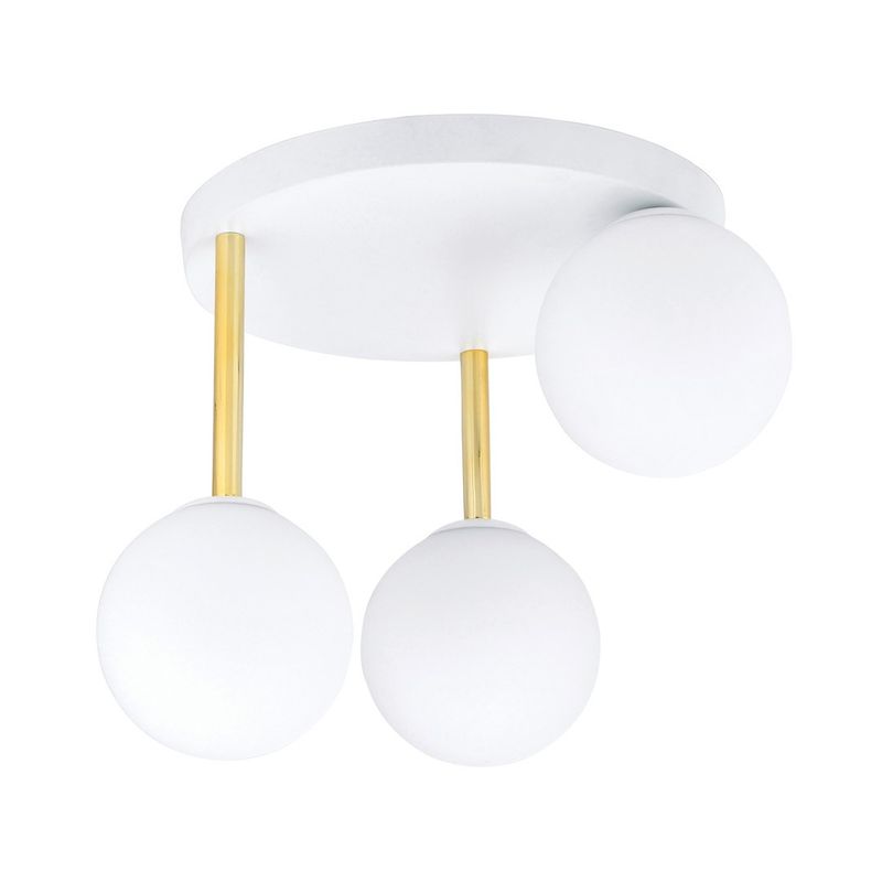 Emibig Lighting Taklampa DOLCE 3 WH OPAL