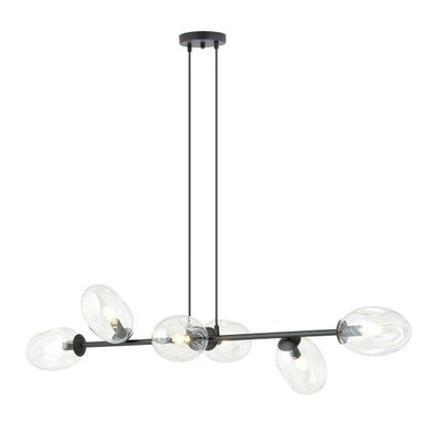 Emibig Lighting Taklampa PANDORA 6 BL TRANSPARENT