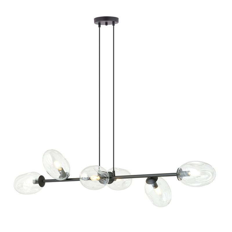 Emibig Lighting Taklampa PANDORA 6 BL TRANSPARENT