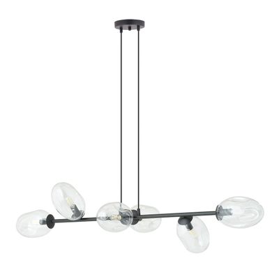 Emibig Lighting Taklampa PANDORA 6 BL TRANSPARENT
