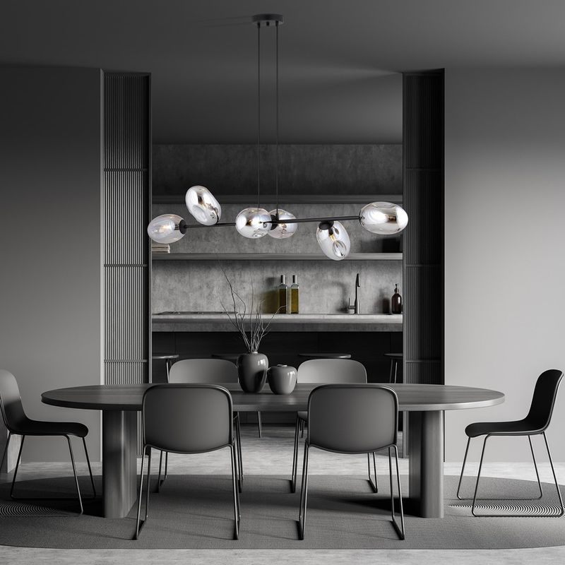 Emibig Lighting Taklampa PANDORA 6 BL GRAFIT