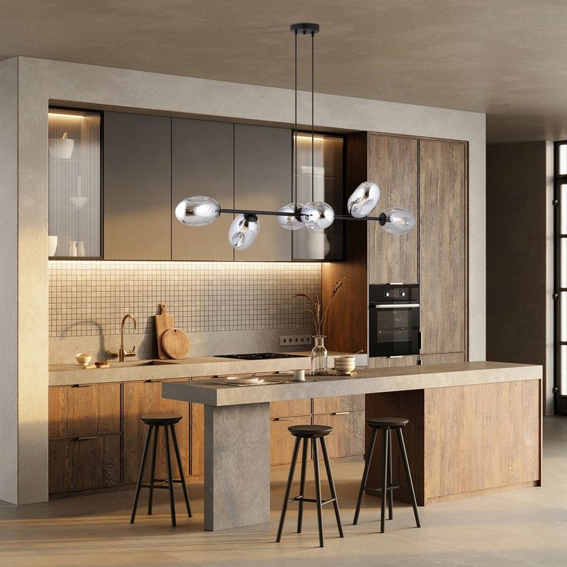 Emibig Lighting Taklampa PANDORA 6 BL GRAFIT