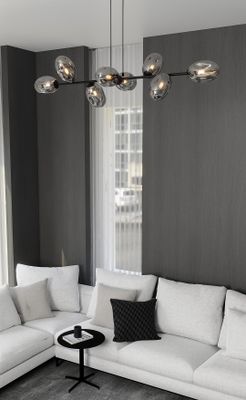 Emibig Lighting Taklampa PANDORA 8 BL GRAFIT