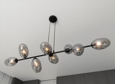 Emibig Lighting Taklampa PANDORA 8 BL GRAFIT