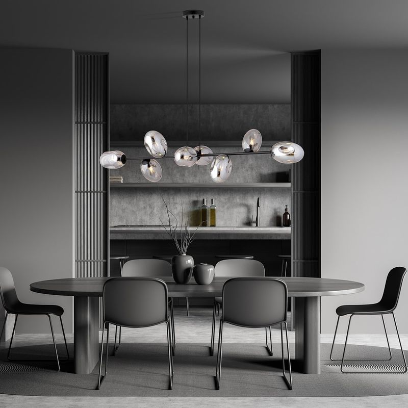 Emibig Lighting Taklampa PANDORA 8 BL GRAFIT