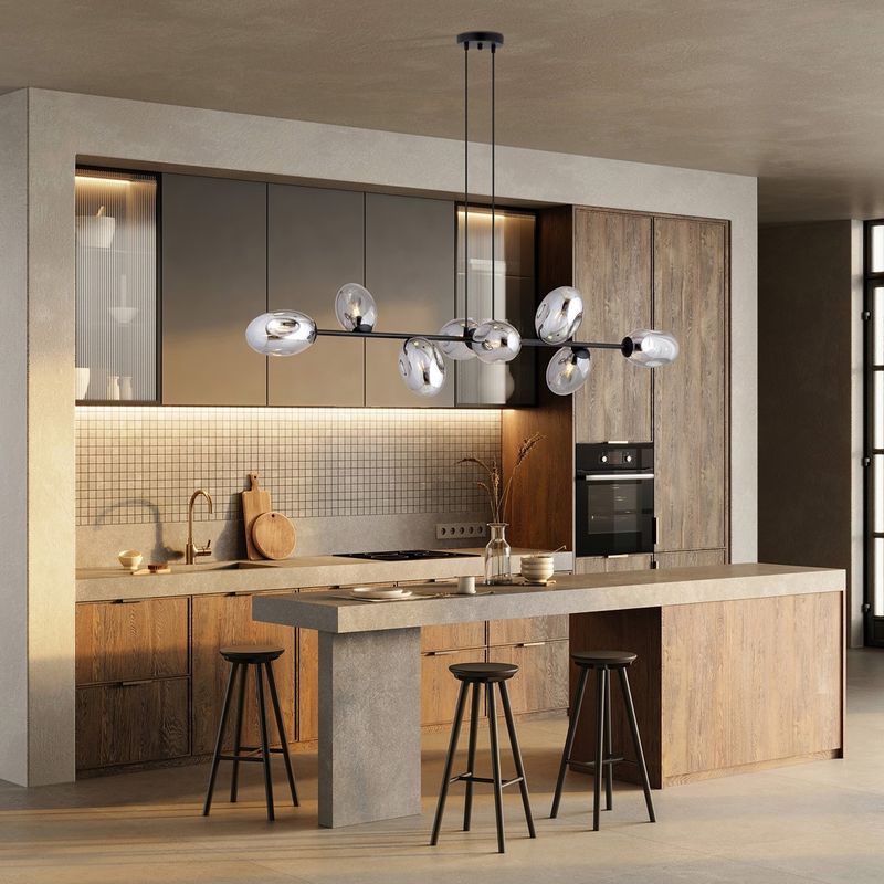 Emibig Lighting Taklampa PANDORA 8 BL GRAFIT