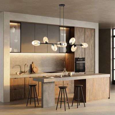 Emibig Lighting Taklampa PANDORA 8 HONUNGSGUL