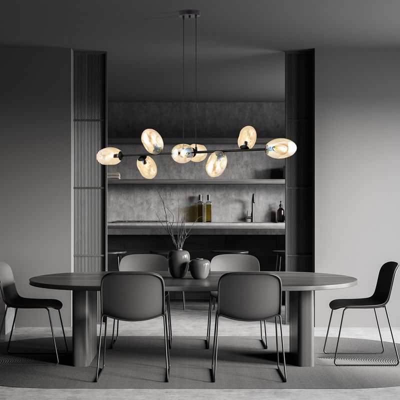 Emibig Lighting Taklampa PANDORA 8 HONUNGSGUL