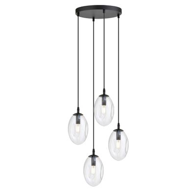 Emibig Lighting Taklampa ASTRAL 4 BL PREMIUM TRANSPARENT