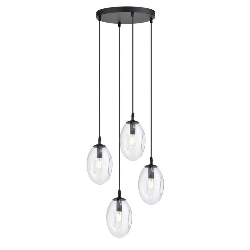 Emibig Lighting Taklampa ASTRAL 4 BL PREMIUM TRANSPARENT