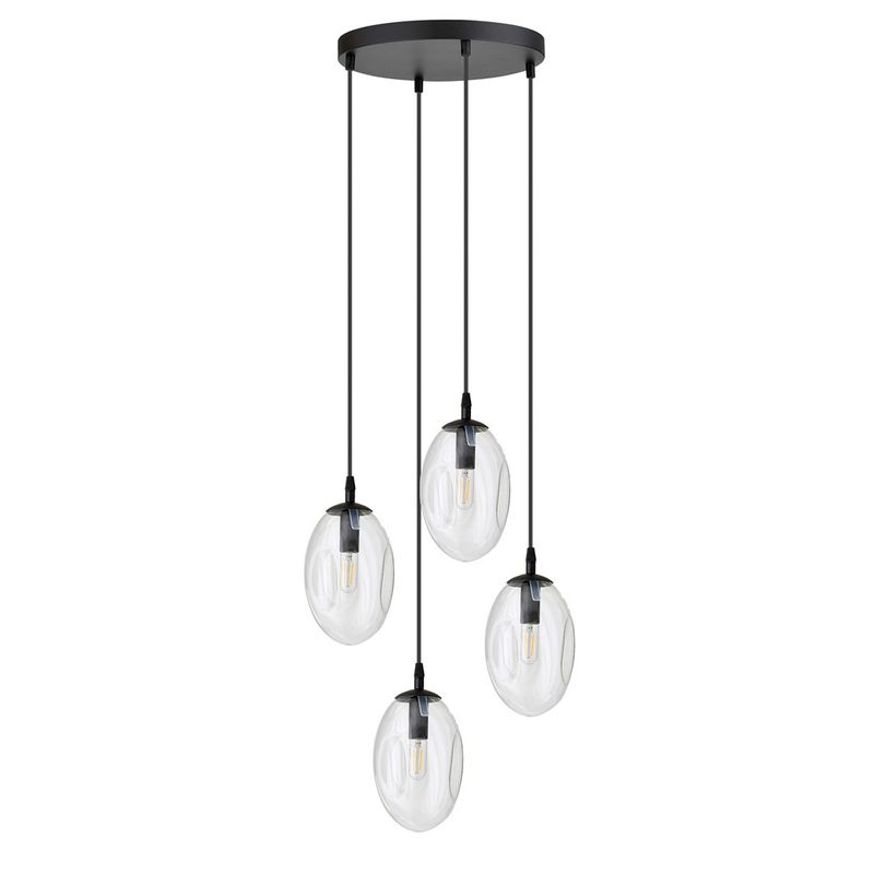 Emibig Lighting Taklampa ASTRAL 4 BL PREMIUM TRANSPARENT