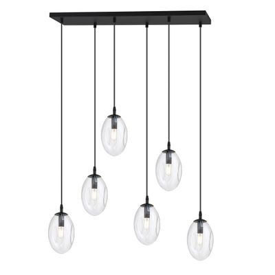 Emibig Lighting Taklampa ASTRAL 6 BL TRANSPARENT