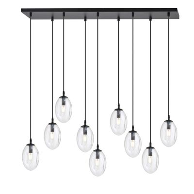 Emibig Lighting Taklampa ASTRAL 9 BL TRANSPARENT