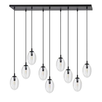 Emibig Lighting Taklampa ASTRAL 9 BL TRANSPARENT