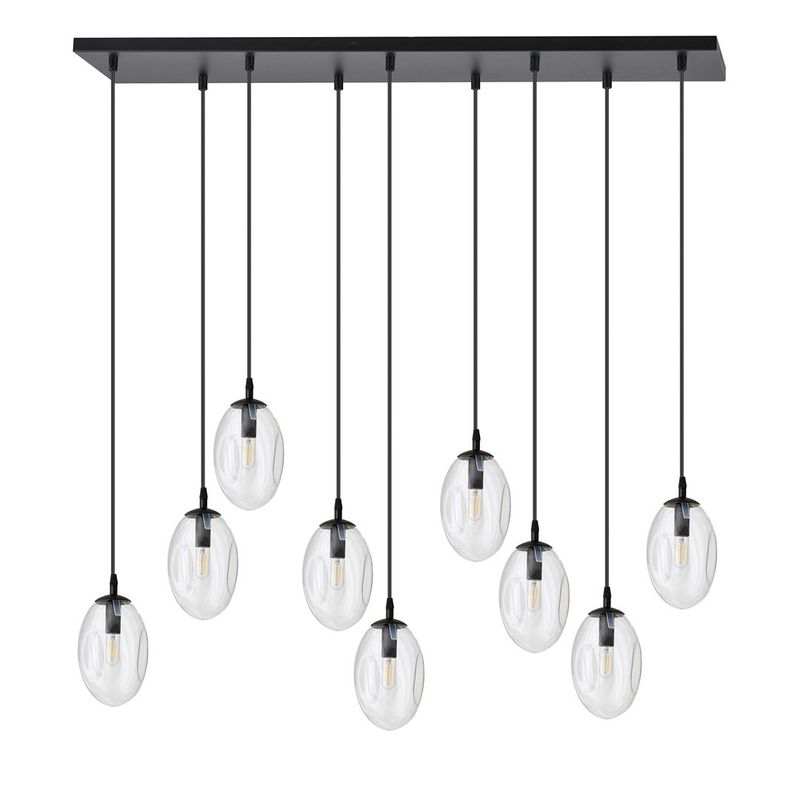 Emibig Lighting Taklampa ASTRAL 9 BL TRANSPARENT