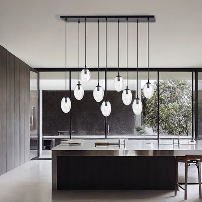 Emibig Lighting Taklampa ASTRAL 9 BL TRANSPARENT