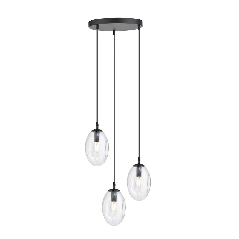 Emibig Lighting Taklampa ASTRAL 3 BL PREMIUM TRANSPARENT