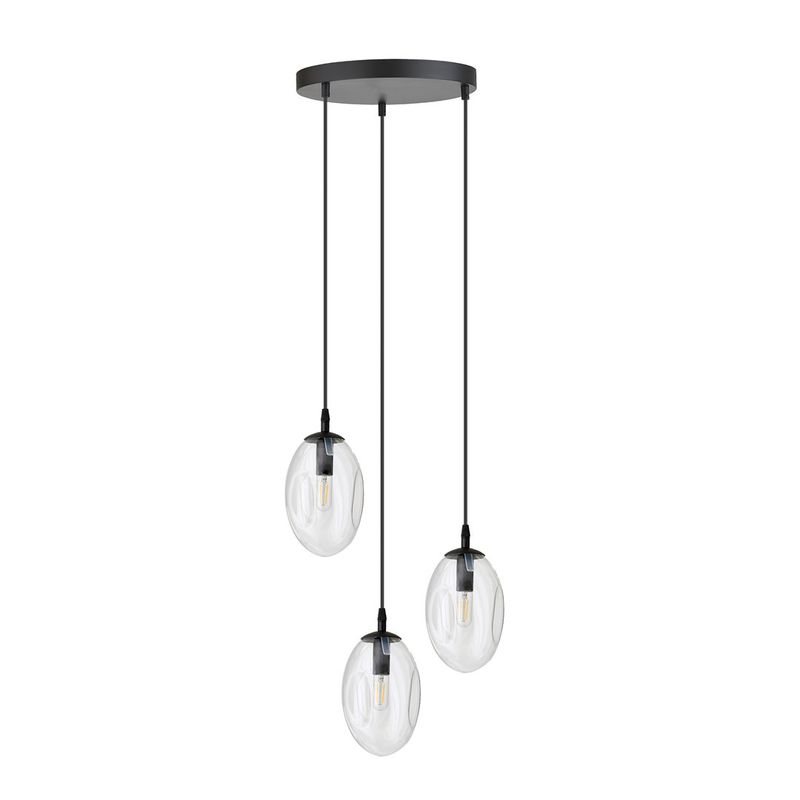 Emibig Lighting Taklampa ASTRAL 3 BL PREMIUM TRANSPARENT