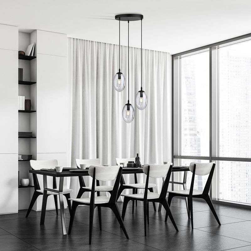 Emibig Lighting Taklampa ASTRAL 3 BL PREMIUM TRANSPARENT