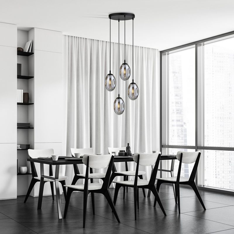 Emibig Lighting Taklampa ASTRAL 4 BL PREMIUM GRAFIT