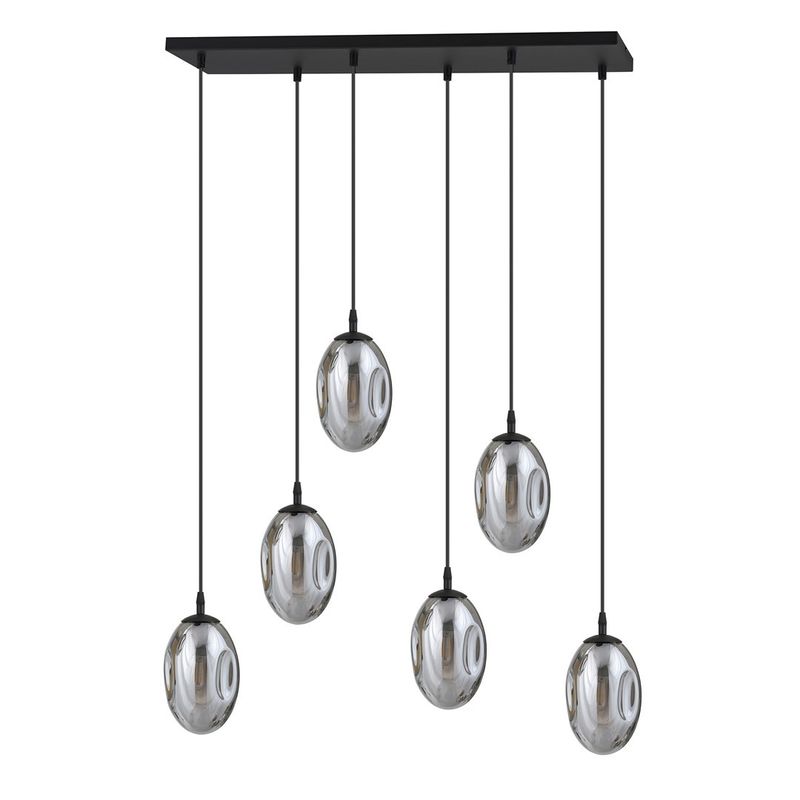 Emibig Lighting Taklampa ASTRAL 6 BL GRAFIT