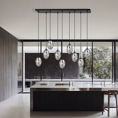 Emibig Lighting Taklampa ASTRAL 9 BL GRAFIT