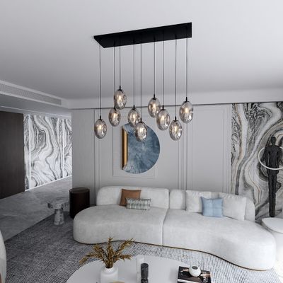 Emibig Lighting Taklampa ASTRAL 9 BL GRAFIT
