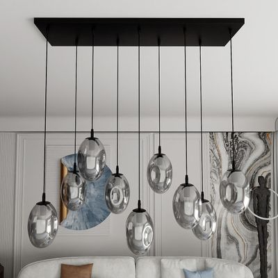 Emibig Lighting Taklampa ASTRAL 9 BL GRAFIT