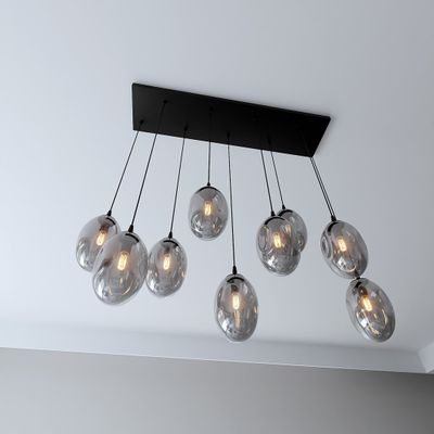Emibig Lighting Taklampa ASTRAL 9 BL GRAFIT