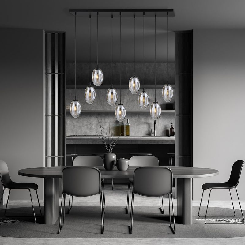 Emibig Lighting Taklampa ASTRAL 9 BL GRAFIT